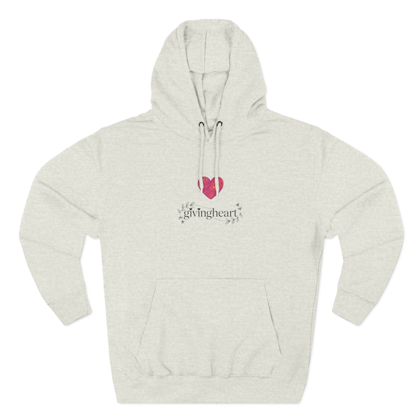 givingheart - rose hoodie