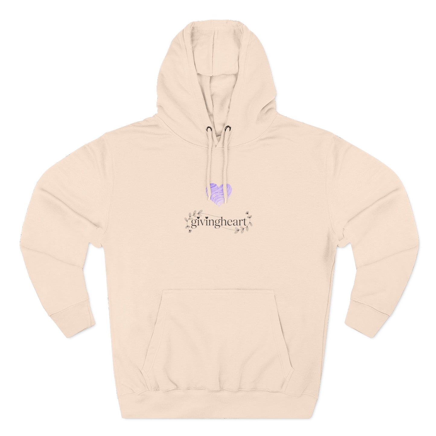 givingheart hoodie - lilac