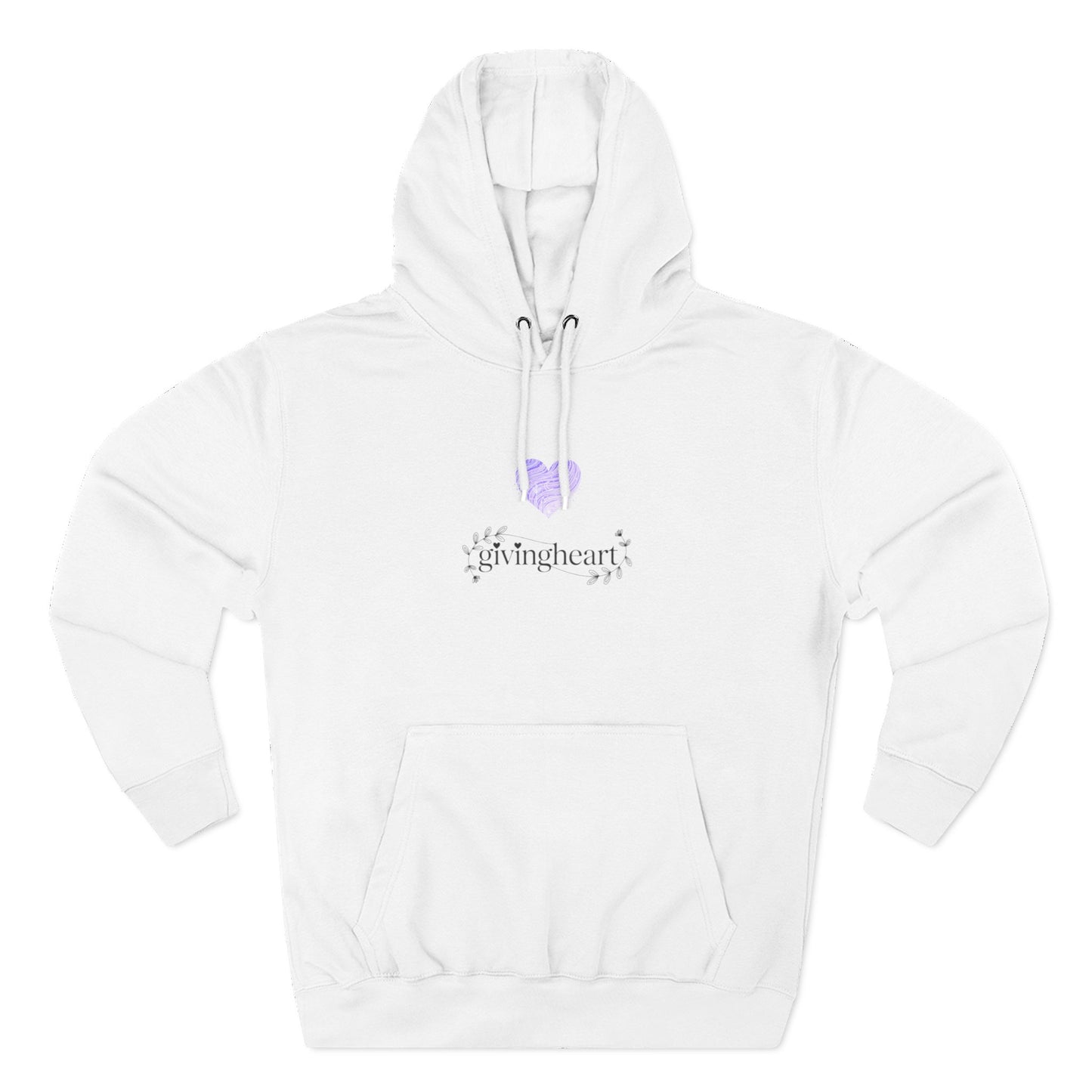 givingheart hoodie - lilac