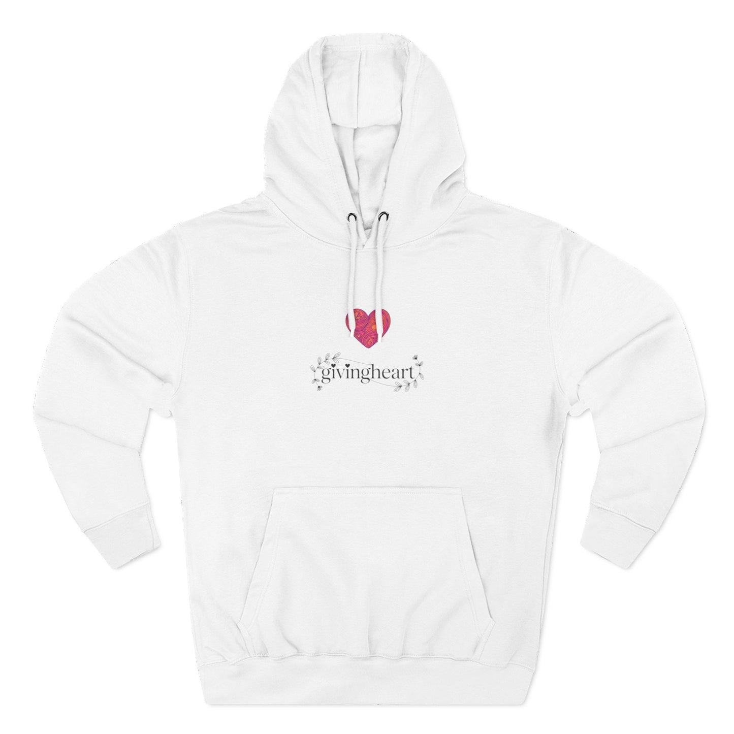 givingheart - rose hoodie