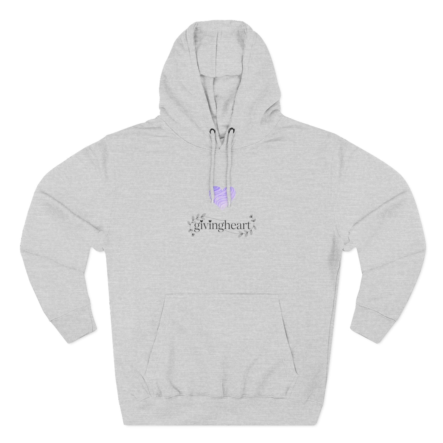 givingheart hoodie - lilac