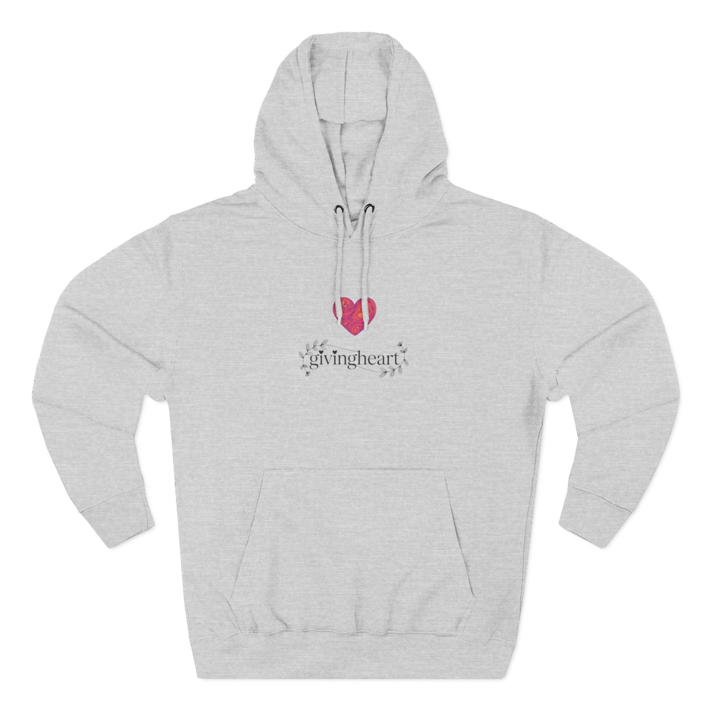 givingheart - rose hoodie