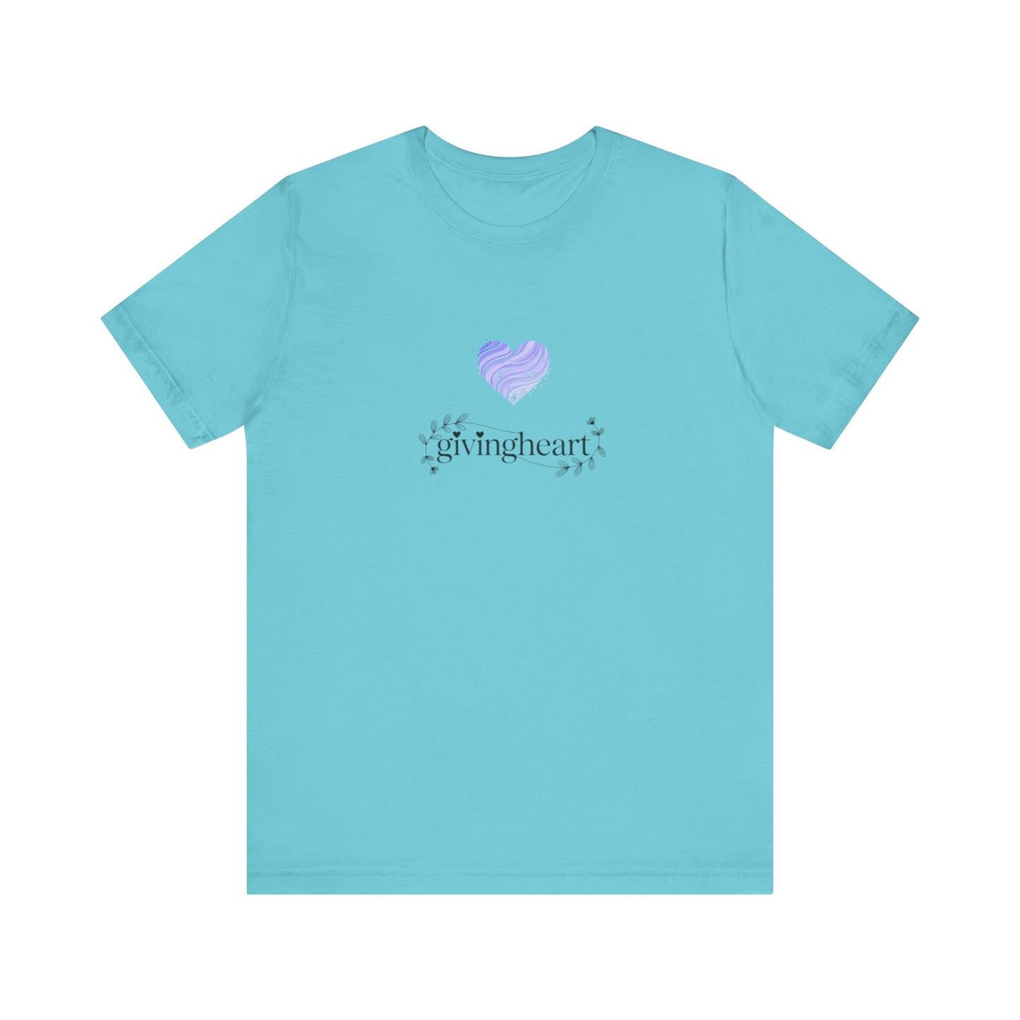 givingheart lilac tee