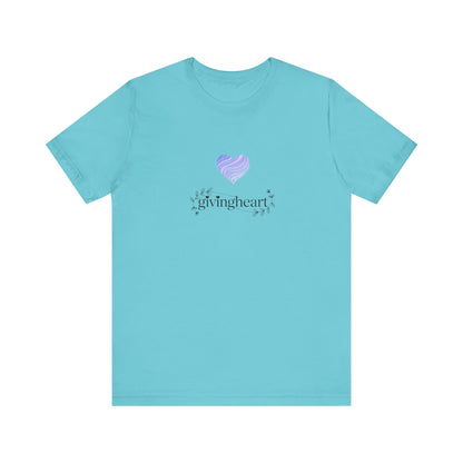 givingheart lilac tee
