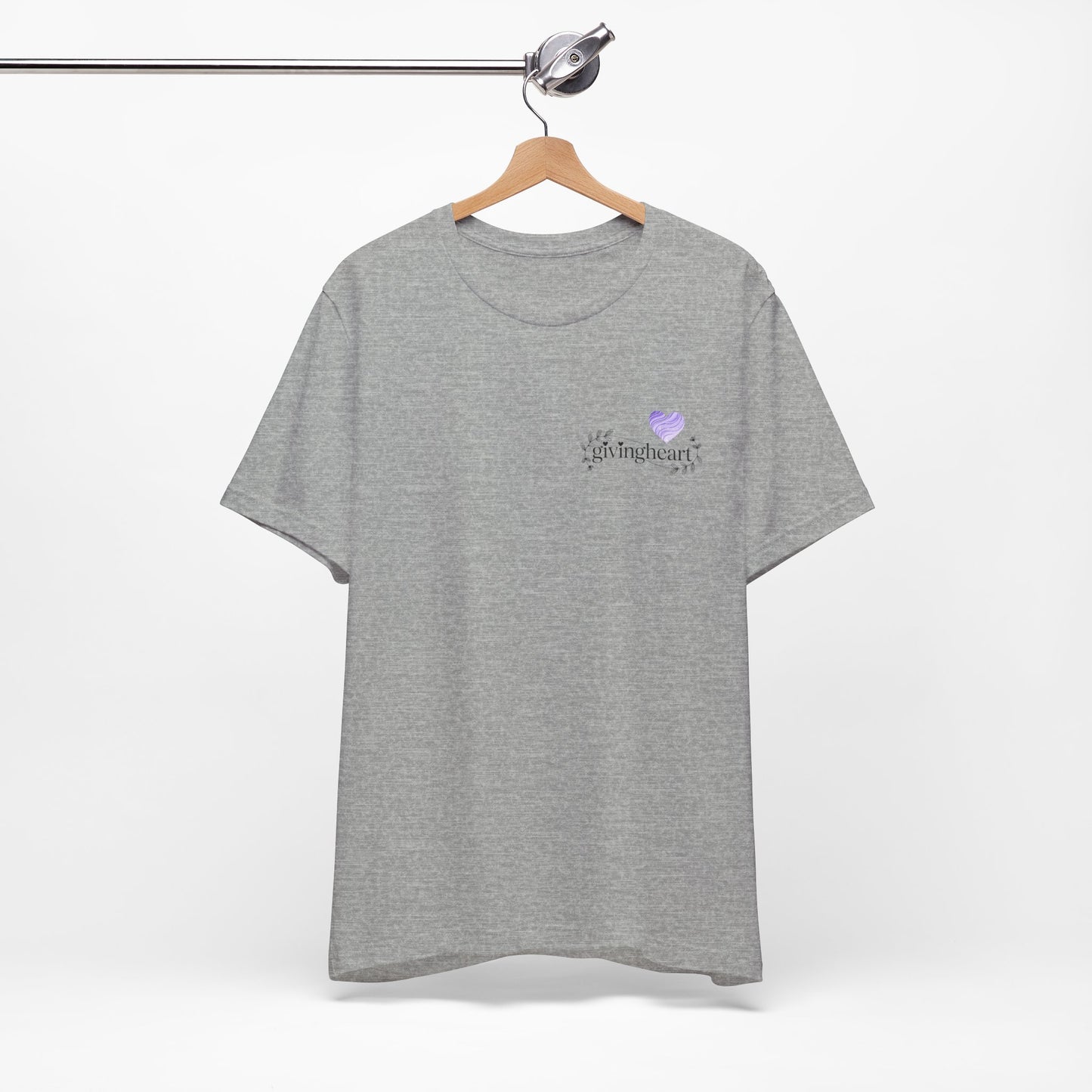 givingheart tee - lavendar