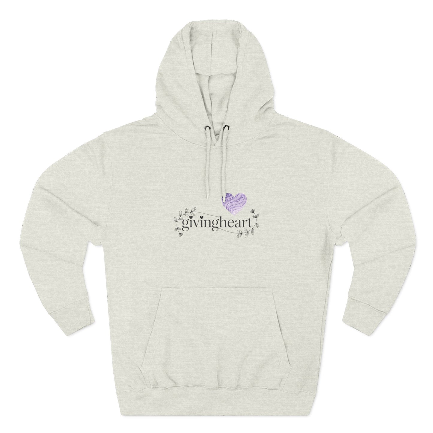 givingheart hoodie - lavender