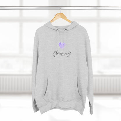 givingheart hoodie - lilac