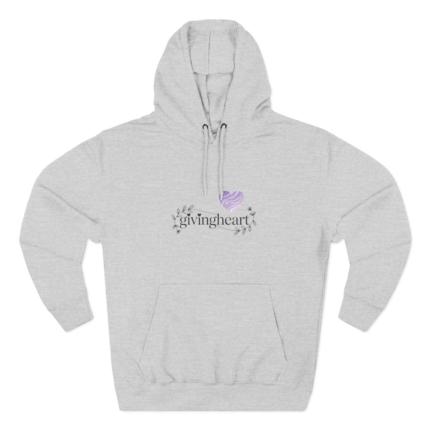 givingheart hoodie - lavender