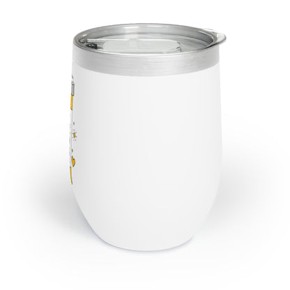 daily dose of good vibes wine tumbler