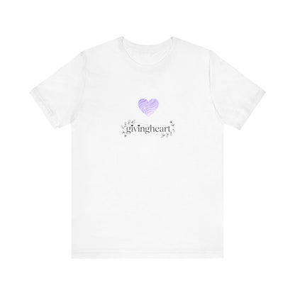 givingheart lilac tee