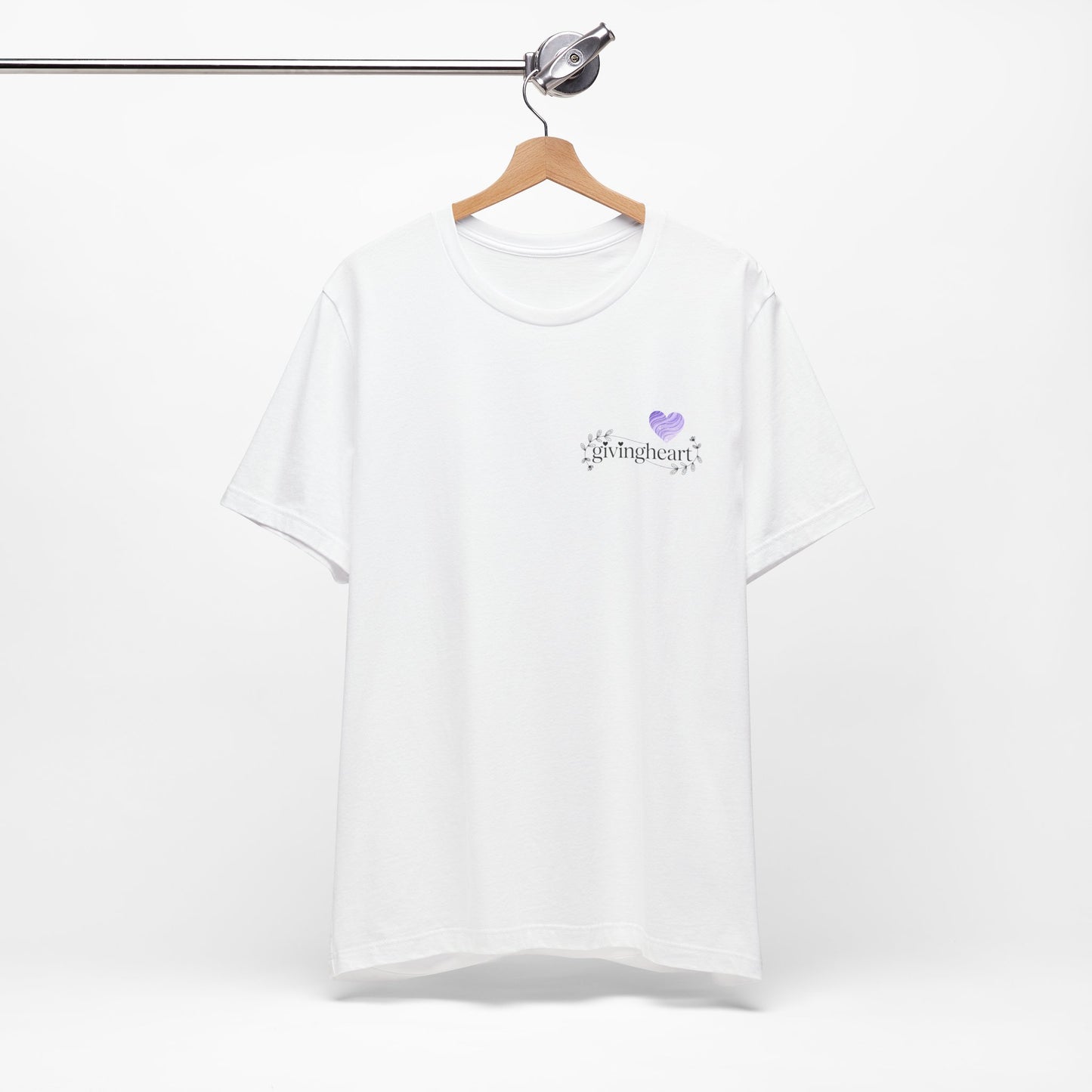 givingheart tee - lavendar