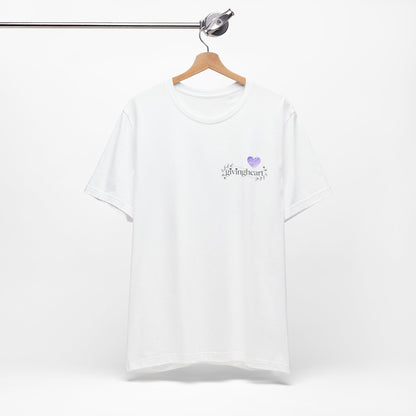 givingheart tee - lavendar
