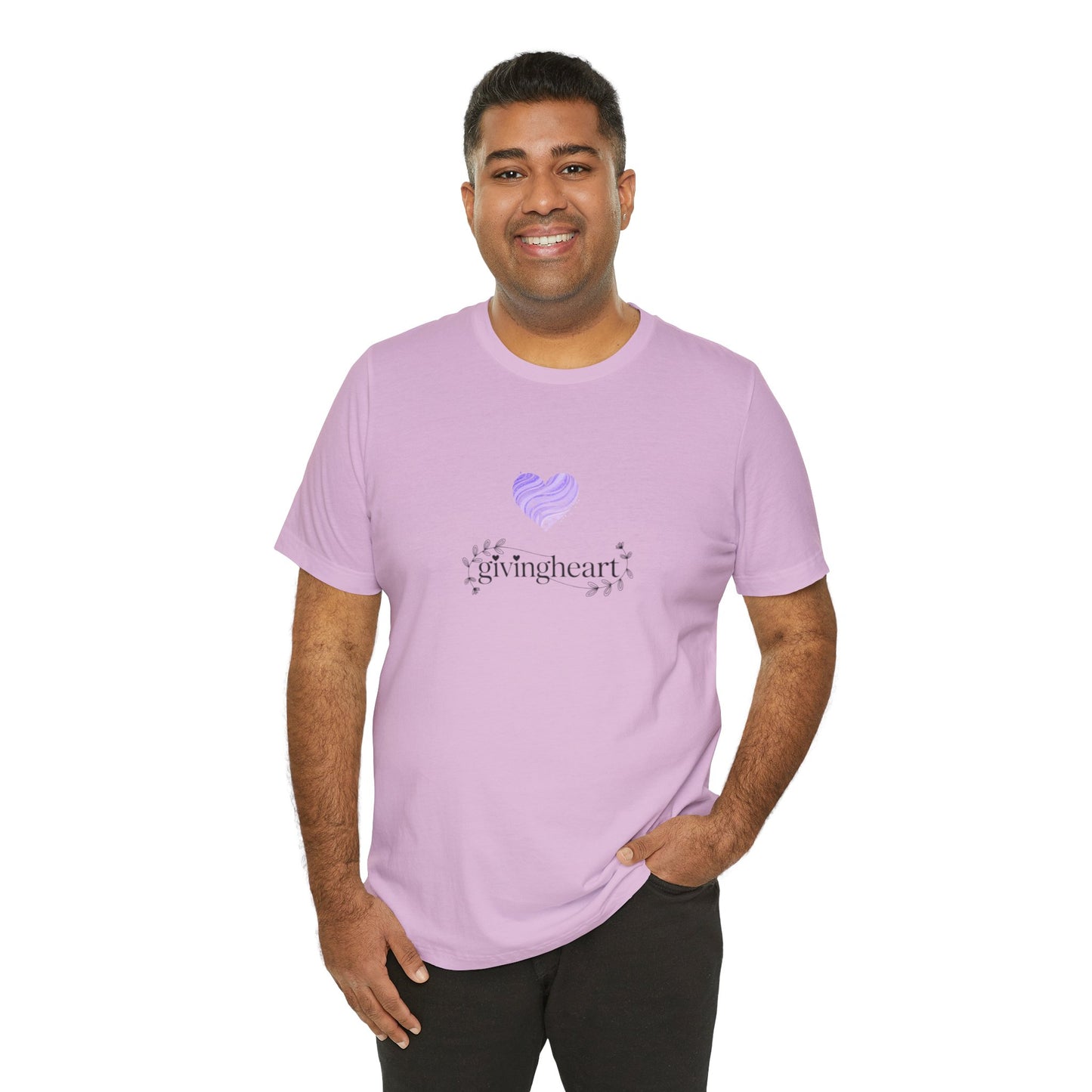 givingheart lilac tee