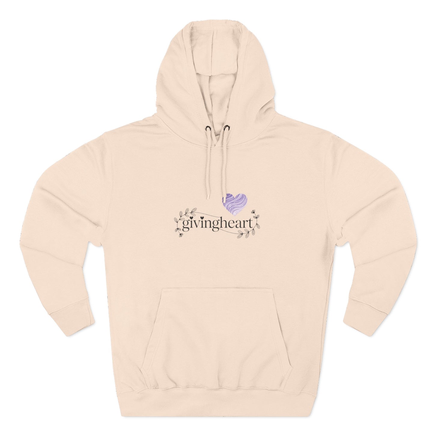 givingheart hoodie - lavender
