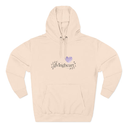 givingheart hoodie - lavender