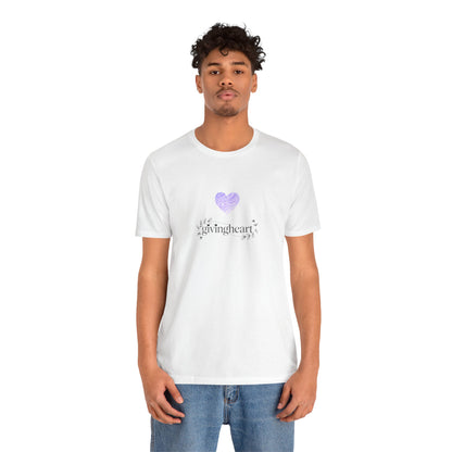 givingheart lilac tee