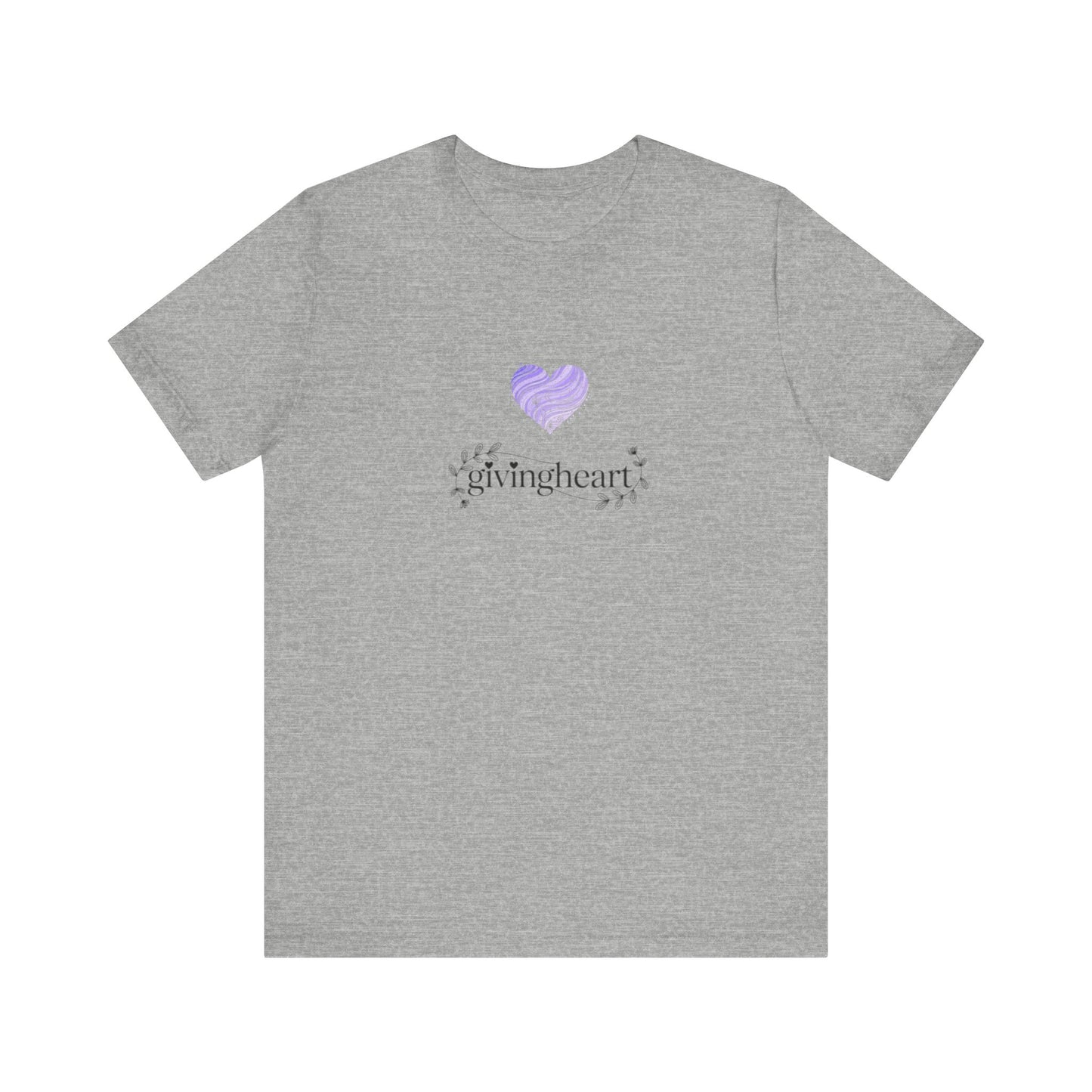 givingheart lilac tee