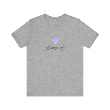 givingheart lilac tee