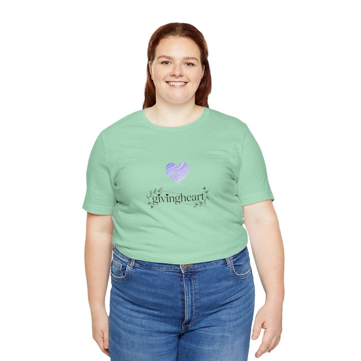 givingheart lilac tee