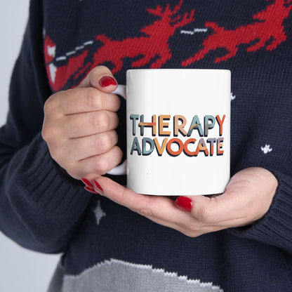 therapy advocate mug