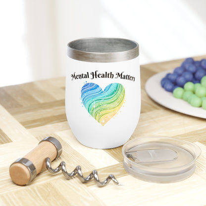 mental health matters wine tumbler - big sur