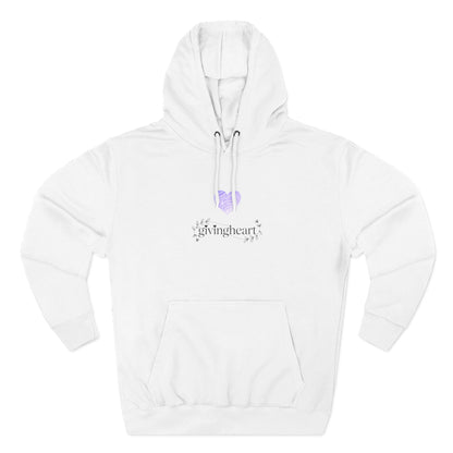 givingheart hoodie - lilac