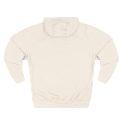 Beige hoodie on a white background