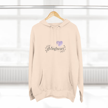 givingheart hoodie - lavender