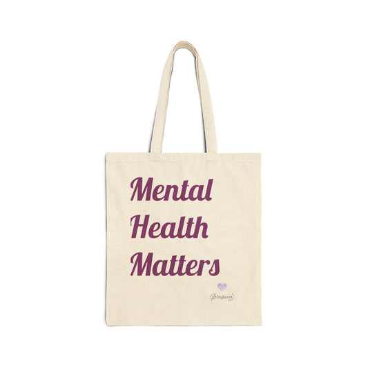 mental health matters tote bag