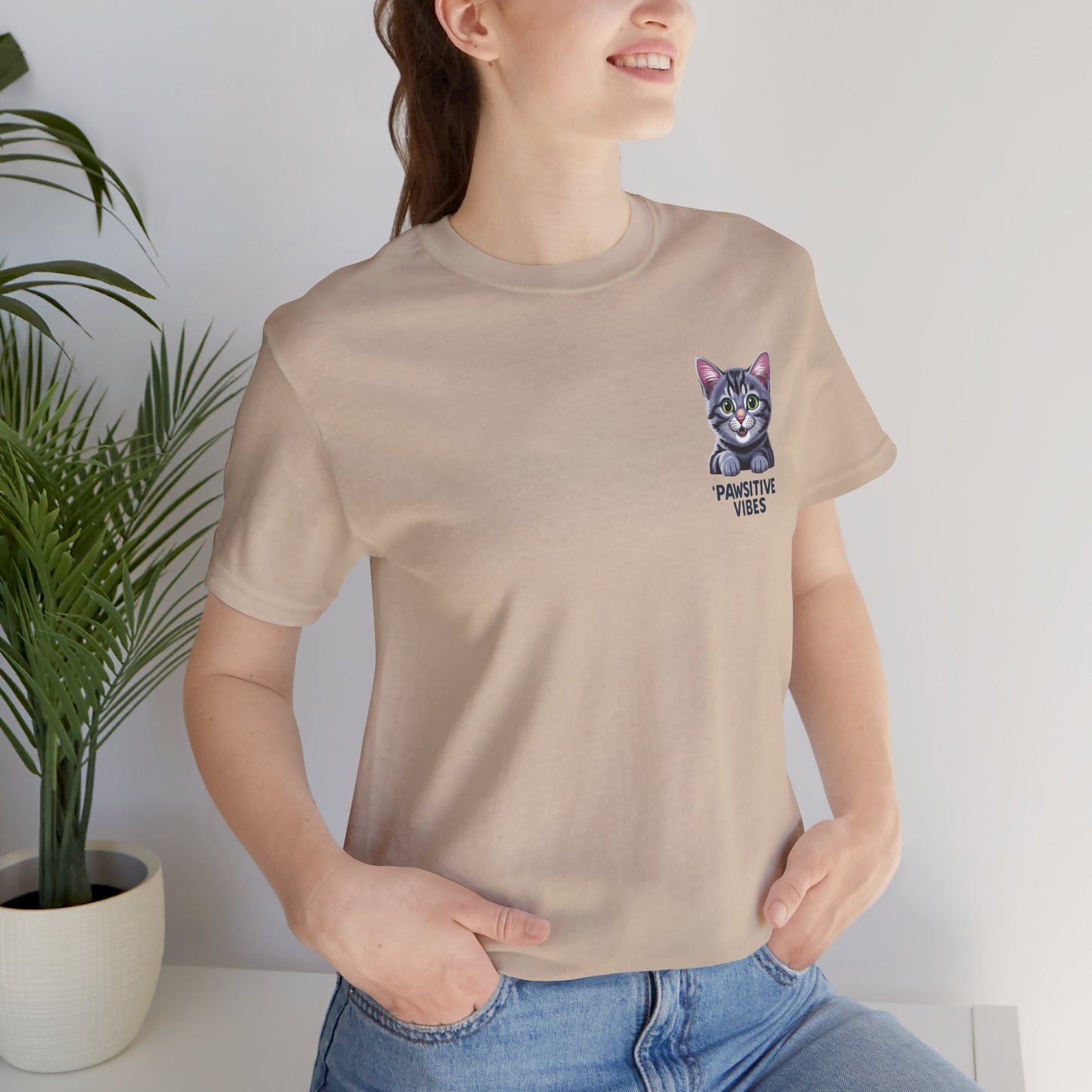 cat pocket tee