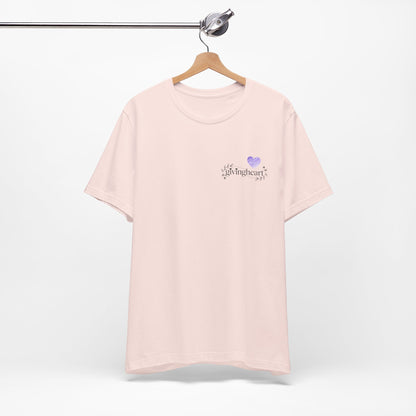 givingheart tee - lavendar