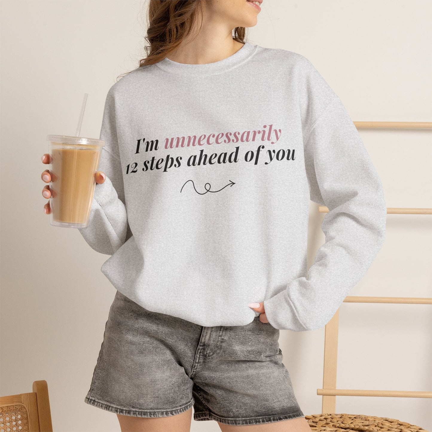 12 Steps Ahead Crewneck