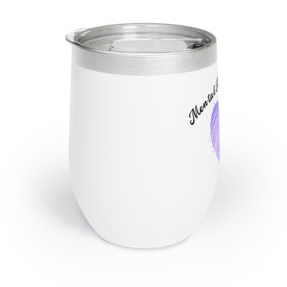 mental health matters wine tumbler - lavendar