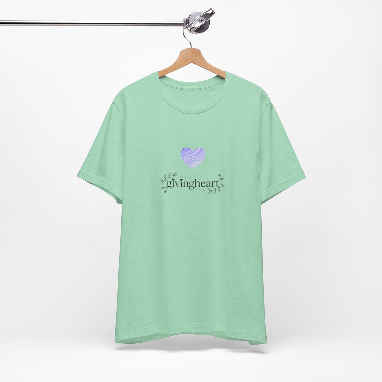 givingheart lilac tee