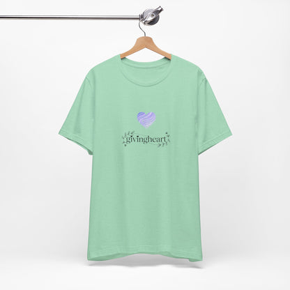 givingheart lilac tee