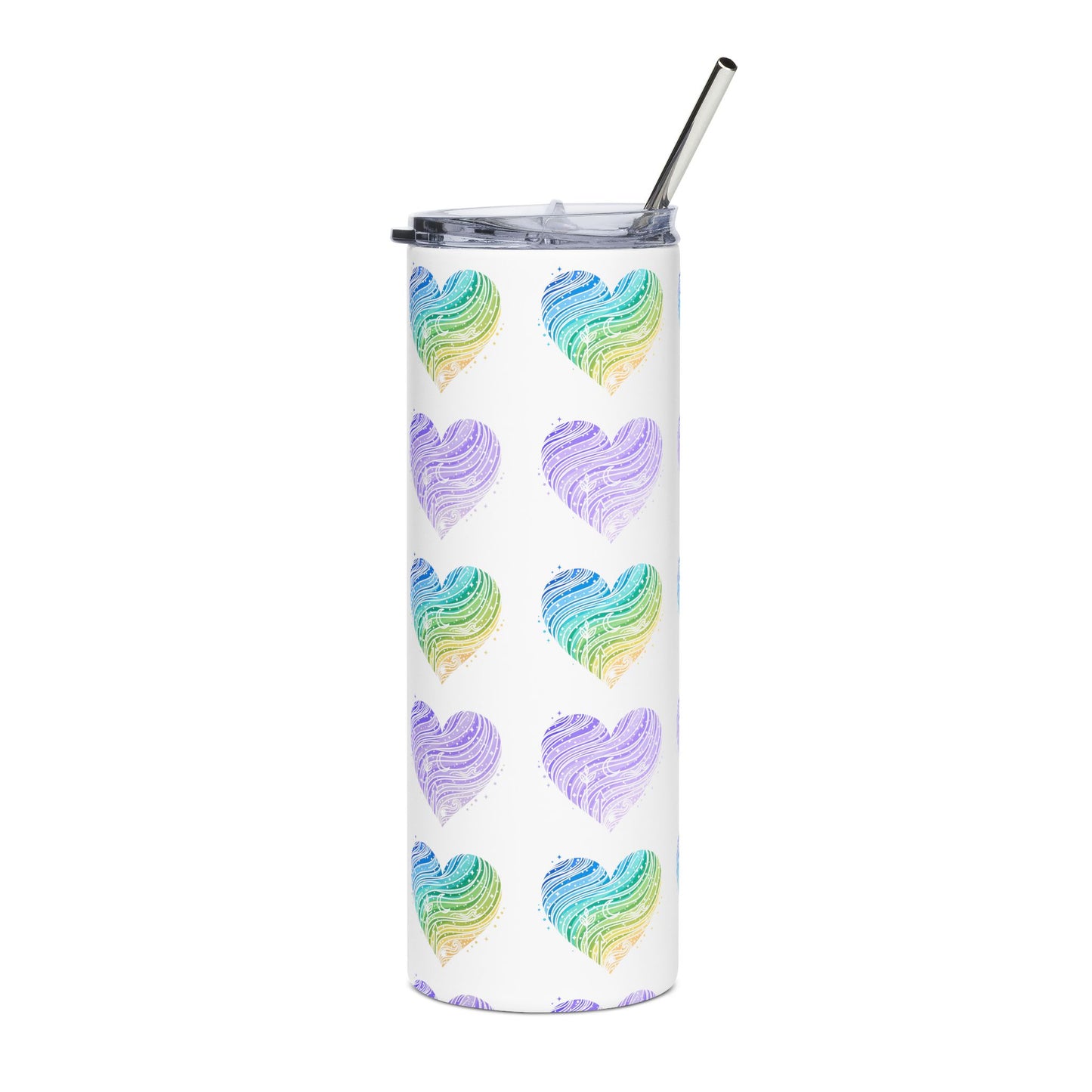 dazzling hearts tumbler