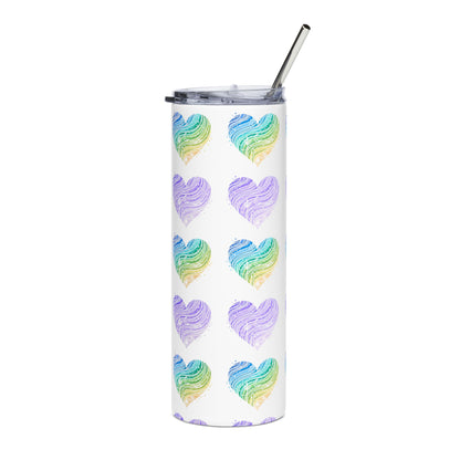 dazzling hearts tumbler