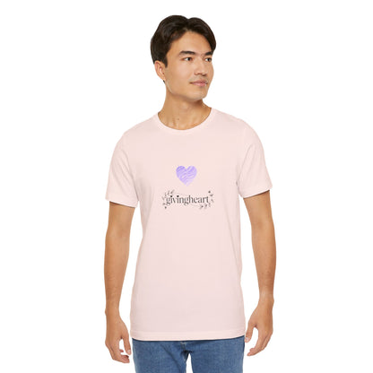 givingheart lilac tee
