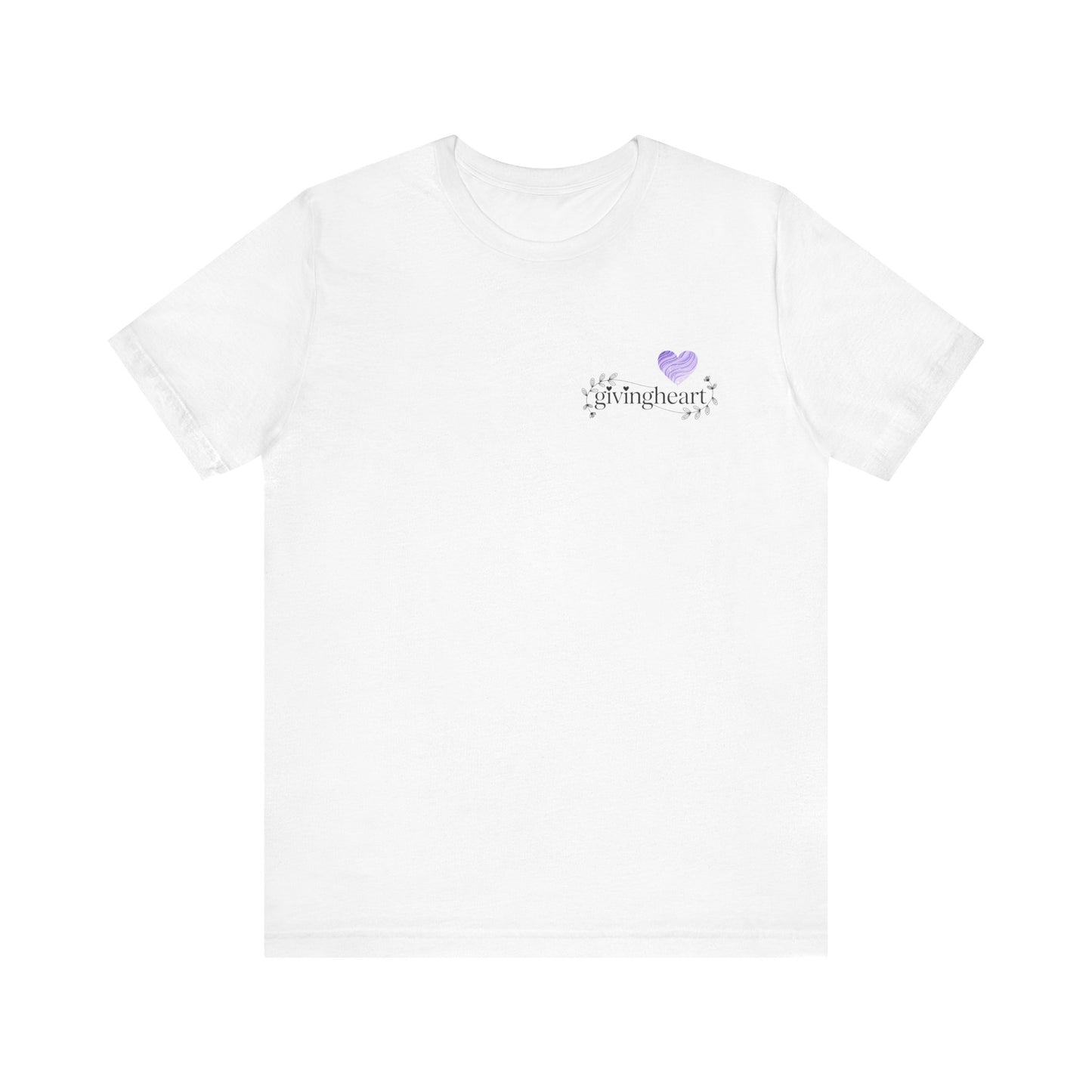 givingheart tee - lavendar