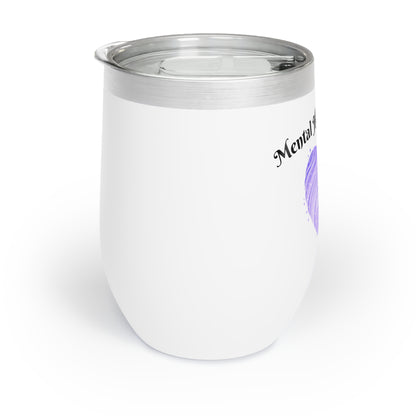 mental health matters wine tumbler - lilac