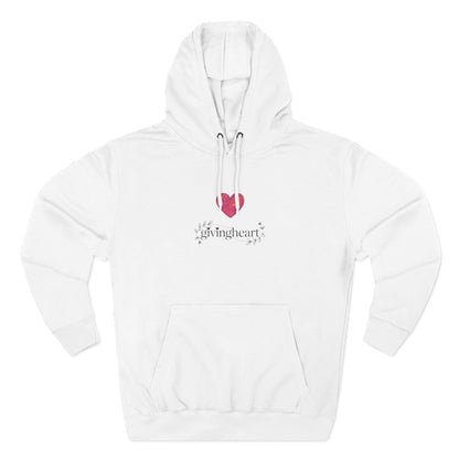 givingheart - rose hoodie