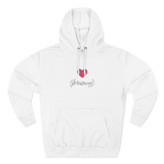 givingheart - rose hoodie