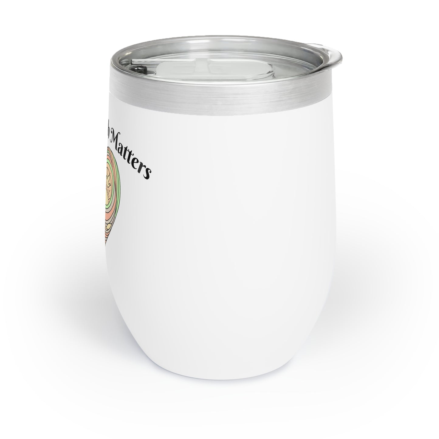 mental health matters wine tumbler - wonderland