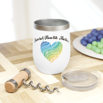 mental health matters wine tumbler - big sur