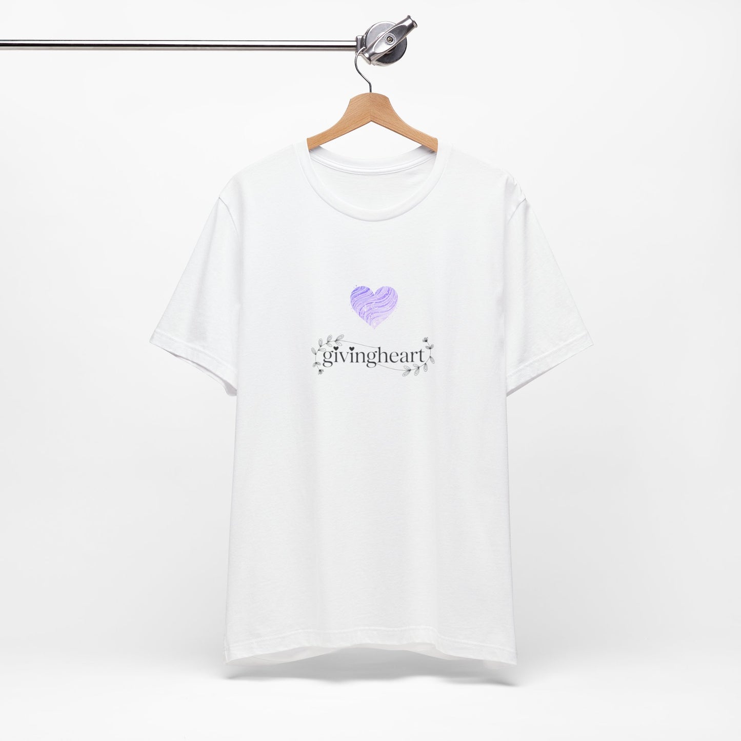 givingheart lilac tee