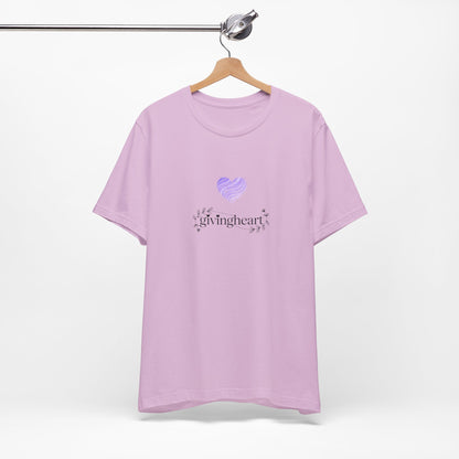 givingheart lilac tee