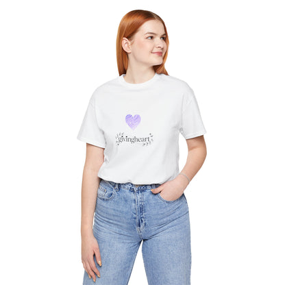 givingheart lilac tee