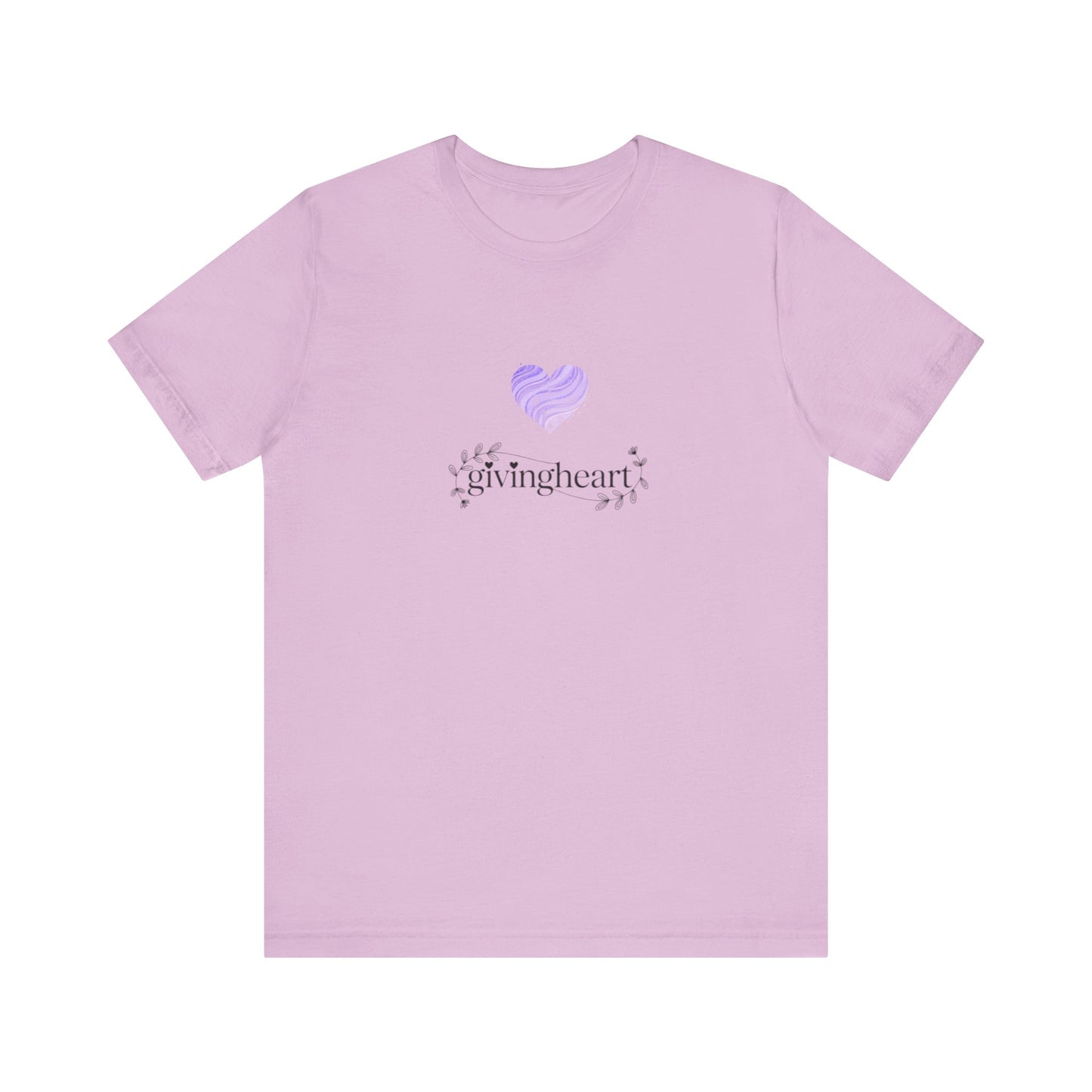 givingheart lilac tee