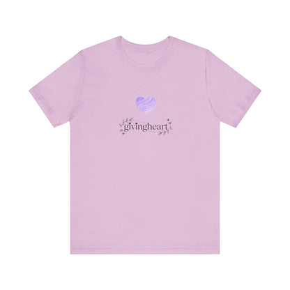 givingheart lilac tee