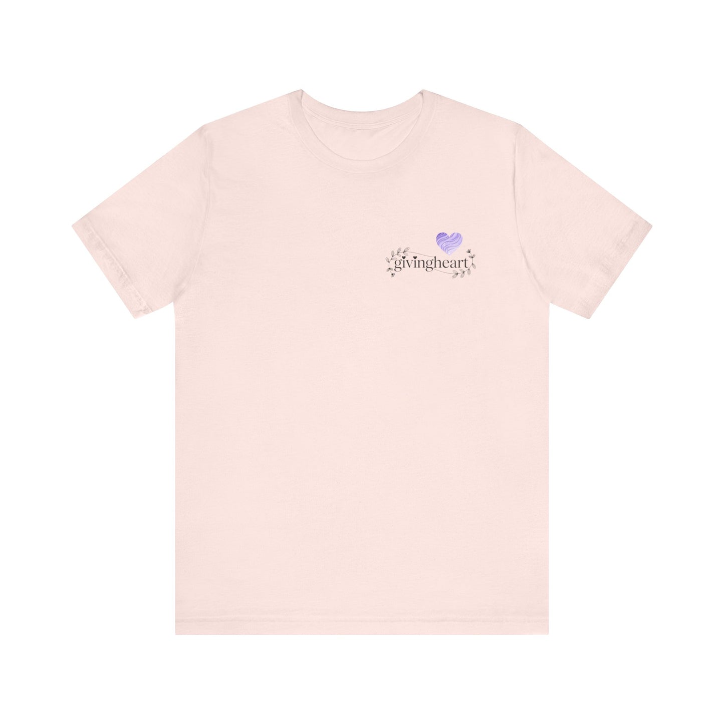 givingheart tee - lavendar